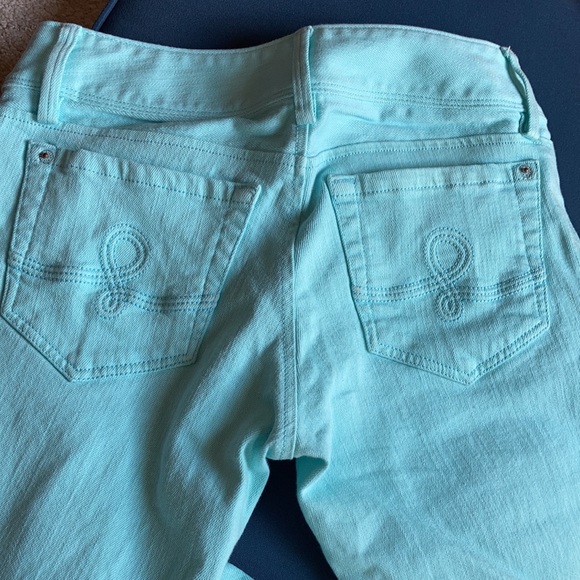Lilly Pulitzer Light Teal Jeans - Picture 4 of 10